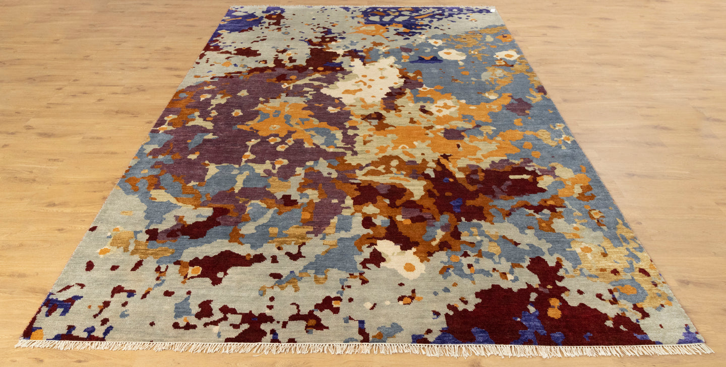 Tropical Splash Hand-knotted Rug | Best Place to Buy Area Rugs Online
